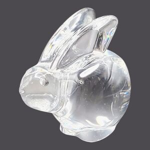 Vintage Oneida Crystal Bunny Figurine